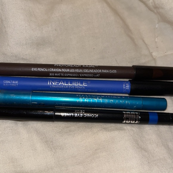 11 eyeliner URBAN DECAY MERLE NORMAN STILLA NYX brown green blue over $150 value - Picture 7 of 7